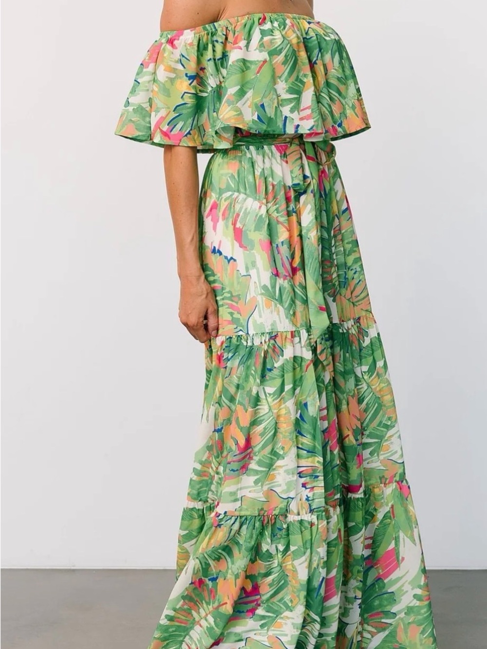 Baltic Born Sonoma Off Shoulder Maxi Dress NWT